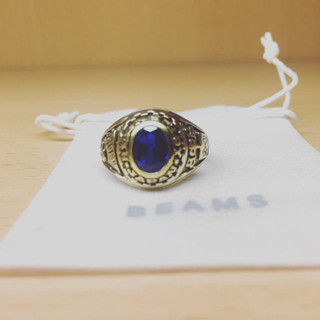 BEAMS(ビームス)の18Kコーティング カレッジリング レディースのアクセサリー(リング(指輪))の商品写真
