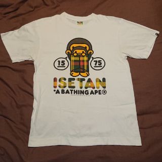 アベイシングエイプ(A BATHING APE)のベイシイング エイプ  APEビックロゴ 伊勢丹 コラボ Tシャツマイロ(Tシャツ/カットソー(半袖/袖なし))