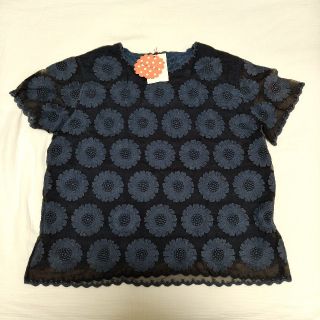 ドットアンドストライプスチャイルドウーマン(Dot&Stripes CHILDWOMAN)のDot and Stripes オーガンジー　オーバーサイズブラウス(シャツ/ブラウス(半袖/袖なし))