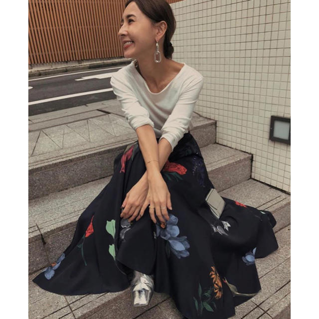 ロングスカートAMERI AMANDA CIRCULAR SKIRT