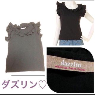 ダズリン(dazzlin)のダズリン♡フリルトップス(Tシャツ(半袖/袖なし))