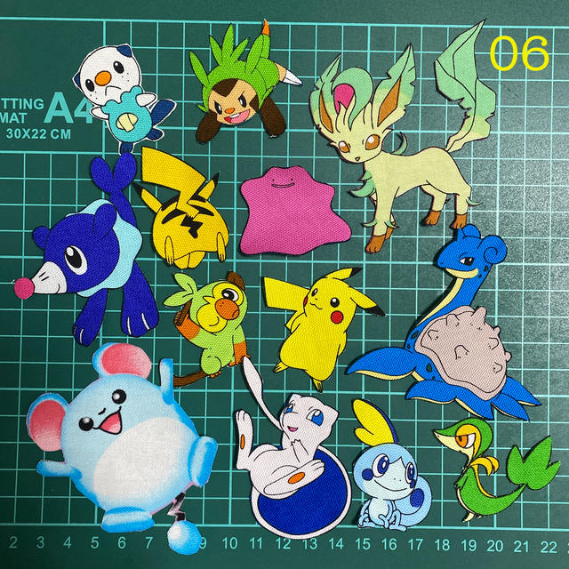 ポケモン(ポケモン)のポケモン　ワッペン　06 ハンドメイドのキッズ/ベビー(その他)の商品写真