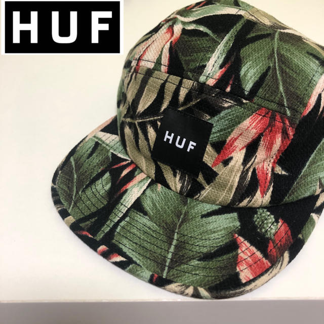 HUF(ハフ)のhuf ハフ　キャップ　アロハ柄　植物柄　迷彩柄 メンズの帽子(キャップ)の商品写真
