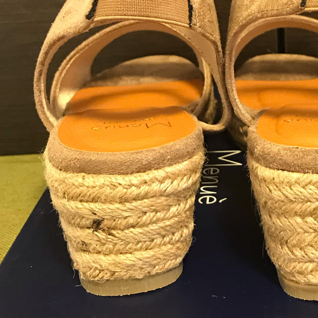 新品 5cmヒール ジュート ウェッジソール サンダル レディースの靴/シューズ(サンダル)の商品写真
