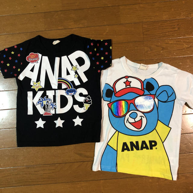 ANAP Kids(アナップキッズ)のANAP 120cm  Tシャツ キッズ/ベビー/マタニティのキッズ服男の子用(90cm~)(Tシャツ/カットソー)の商品写真