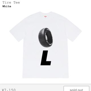 シュプリーム(Supreme)のsupreme tire tee(Tシャツ/カットソー(半袖/袖なし))