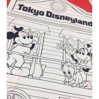 ディズニー(Disney)のディズニーランド レトロ エプロン ミッキー  ミニー ドナルド(キャラクターグッズ)