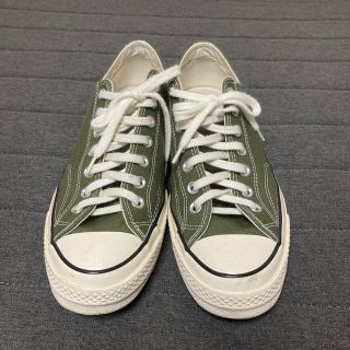 コンバース(CONVERSE)のコンバース　チャックテイラー　グリーン　ct70 27.0(スニーカー)