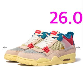 ナイキ(NIKE)のUNION × Nike AIR JORDAN 4 "GUAVA"(スニーカー)