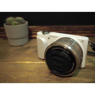 ソニー(SONY)の【SONY】ソニー　ミラーレス一眼　α NEX-3N【ジャンク】(ミラーレス一眼)