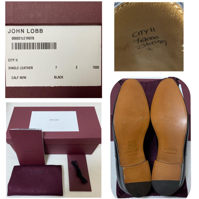 JOHN LOBB(ジョンロブ)の【酒太郎様専用】ジョンロブ  CITY2 黒 7000 7E JOHN LOBB メンズの靴/シューズ(ドレス/ビジネス)の商品写真