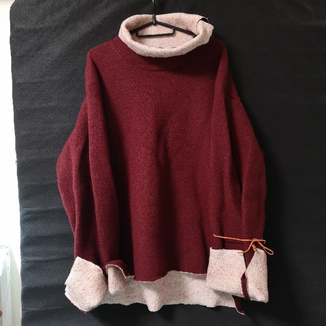 SUNSEA(サンシー)のSUNSEA 18AW W-FACE WOOL TURTLE タートルニット メンズのトップス(ニット/セーター)の商品写真