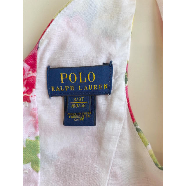 POLO RALPH LAUREN(ポロラルフローレン)の売り切れましたラルフローレンキッズワンピース100サイズ キッズ/ベビー/マタニティのキッズ服女の子用(90cm~)(ワンピース)の商品写真