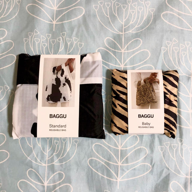 BEAMS(ビームス)の【mii♡様専用】BAGGU standard🐄とbaby🐅 セット レディースのバッグ(エコバッグ)の商品写真