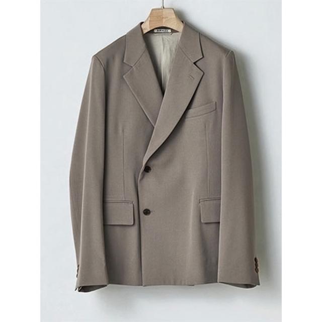 WOOL MAX GABARDINE DOUBLE-BREASTED JACKE