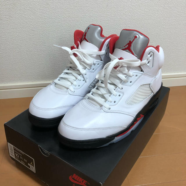 air jordan 5 retro fire red us10 28cm