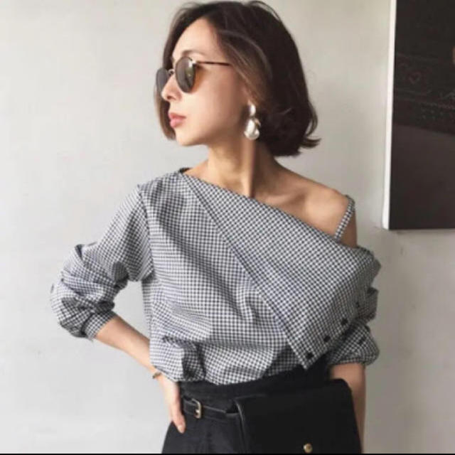 Ameri vintage DEFORMATION SHOULDER SHIRT