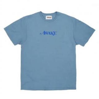 アウェイク(AWAKE)のAWAKE NY Classic Logo tee blue Mサイズ(Tシャツ/カットソー(半袖/袖なし))
