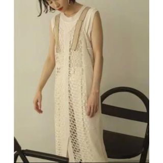 トゥデイフル(TODAYFUL)のTODAYFUL  Mesh Knit Dress(ロングワンピース/マキシワンピース)