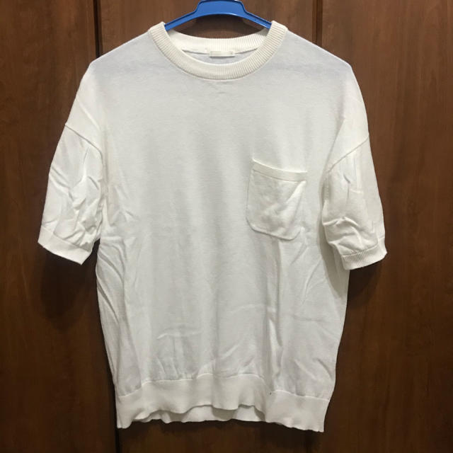 GU(ジーユー)のGU ニット ポケット Tシャツ メンズのトップス(Tシャツ/カットソー(半袖/袖なし))の商品写真