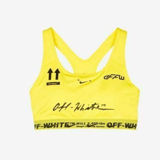 NIKE x OFF-WHITE スポーツブラ★ナイキ★オフホワイト