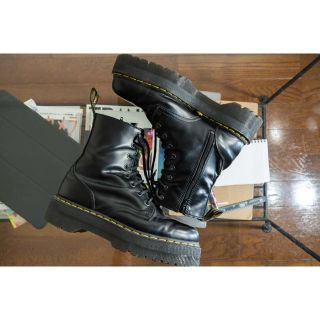 ドクターマーチン(Dr.Martens)のDr.martens Jadon UK8 厚底8ホールブーツ ブラック(ブーツ)