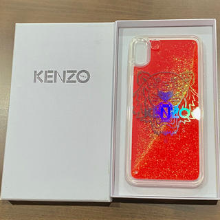 ケンゾー(KENZO)のKENZO ケンゾー iPhoneケース iPhone XSMAX オレンジ(iPhoneケース)