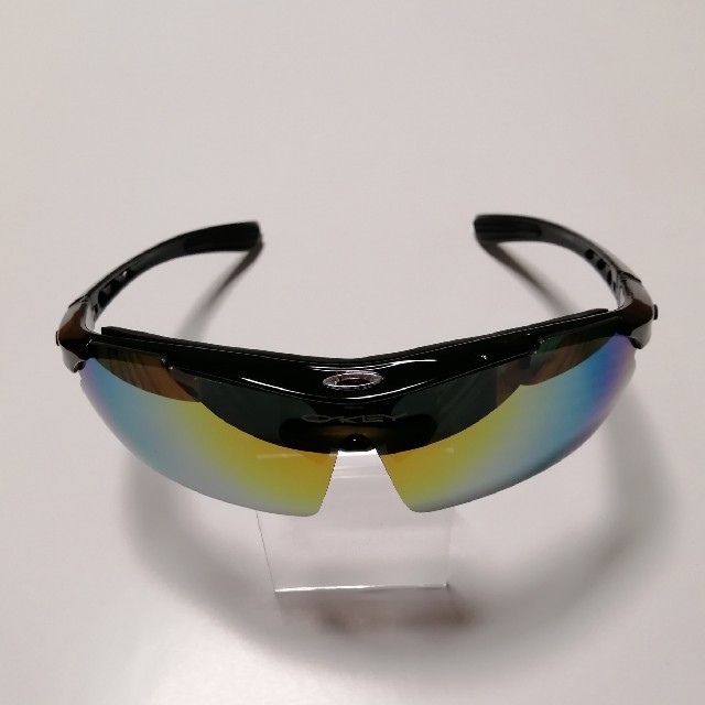 値下げ!OAKLEY/スポーツサングラス/交換レンズセット/BKの通販 by