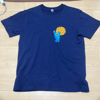 グラニフ(Design Tshirts Store graniph)のグラニフ　Tシャツ　ネイビー　クッキーモンスター　S(Tシャツ/カットソー(半袖/袖なし))