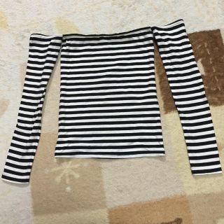 ジェイダ(GYDA)のオフショルボーダートップス(Tシャツ(長袖/七分))