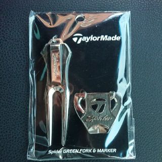 テーラーメイド(TaylorMade)の【新品未使用】グリーンフォーク マーカー セット テーラーメイド スパイダー 黒(その他)