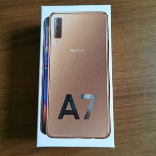 ギャラクシー(Galaxy)の新品未開封　ギャラクシーA7 64GB ゴールド(スマートフォン本体)