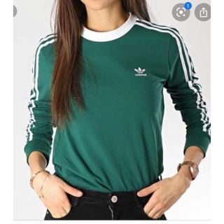 アディダス(adidas)のAdidas アディダス 3ストライプス 長袖 Tシャツ Lサイズ(Tシャツ(長袖/七分))