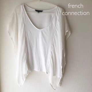 ザラ(ZARA)の日曜までSALE♡import♡ホワイト カットソー(Tシャツ(半袖/袖なし))