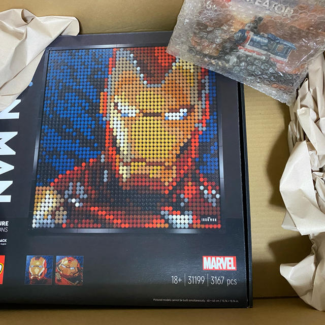 MARVEL(マーベル)の新品未開封 レゴ LEGO アート アイアンマン 31199 キッズ/ベビー/マタニティのおもちゃ(積み木/ブロック)の商品写真