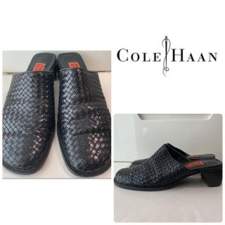 コールハーン(Cole Haan)のコールハーン　ブラックレザー　サンダル(サンダル)