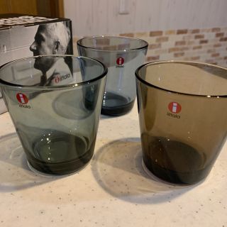 イッタラ(iittala)のイッタラ　カルティオ　グラス　３個セット(グラス/カップ)