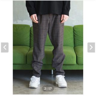 TAUPE Classical Check Easy Tapered Pants(スラックス)