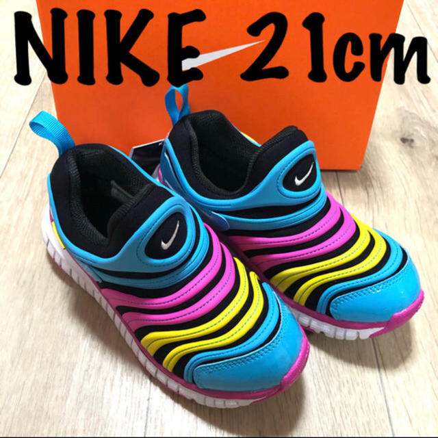 NIKE(ナイキ)の21 ナイキダイナモ　ナイキダイナモフリー  靴　運動靴　スリッポン　ダイナモ キッズ/ベビー/マタニティのキッズ靴/シューズ(15cm~)(スニーカー)の商品写真