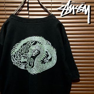 ステューシー(STUSSY)の【夏モノSALE！】USA製　ステューシー　ドラゴン　デザインTシャツ　龍(Tシャツ/カットソー(半袖/袖なし))