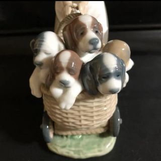 LLADRO  リヤドロ 子犬達のお散歩