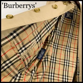 バーバリー(BURBERRY)のBURBERRY バーバリー ステンカラーコート キャメル ベージュ 極美品(ステンカラーコート)