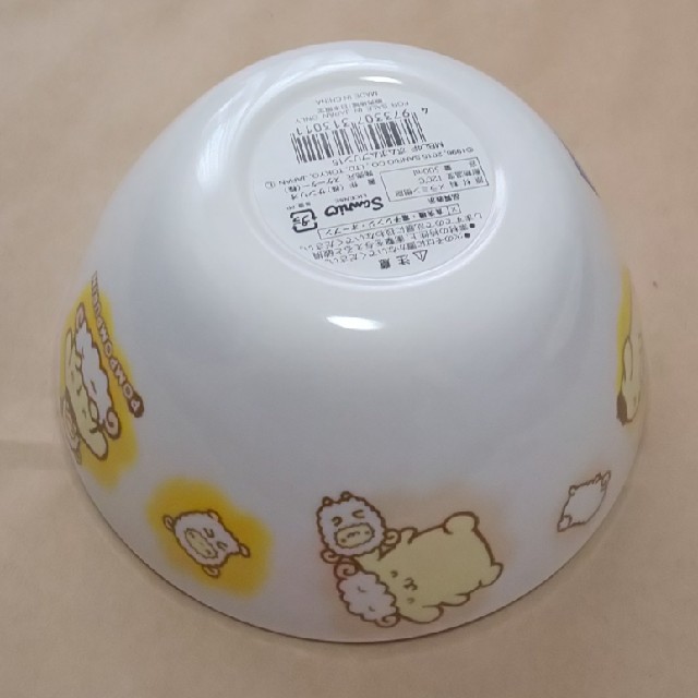 ポムポムプリン(ポムポムプリン)のポムポムプリンメラミン食器セット エンタメ/ホビーのおもちゃ/ぬいぐるみ(キャラクターグッズ)の商品写真