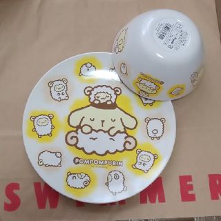 ポムポムプリン(ポムポムプリン)のポムポムプリンメラミン食器セット(キャラクターグッズ)