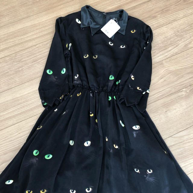 MILK black cat dress