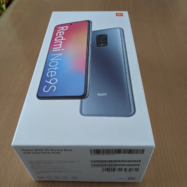 【値下】国内版 Redmi Note 9S 青 64GB