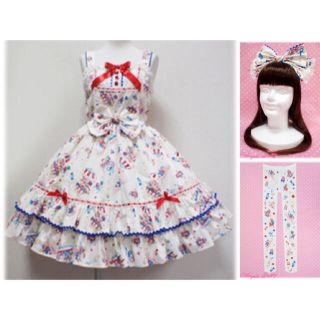 アンジェリックプリティー(Angelic Pretty)の最終値下げ　angelic pretty candy fun fair(ひざ丈ワンピース)