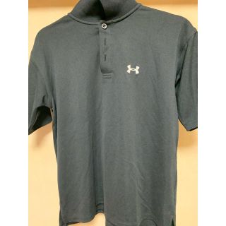 アンダーアーマー(UNDER ARMOUR)のUNDER ARMOUR ポロシャツ　黒　XSサイズ(ポロシャツ)