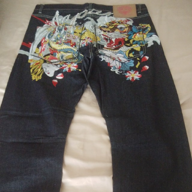 Ed Hardy(エドハーディー)のだーやまさま専用　【EDHARDY JEANS】Dark wash blu メンズのパンツ(デニム/ジーンズ)の商品写真