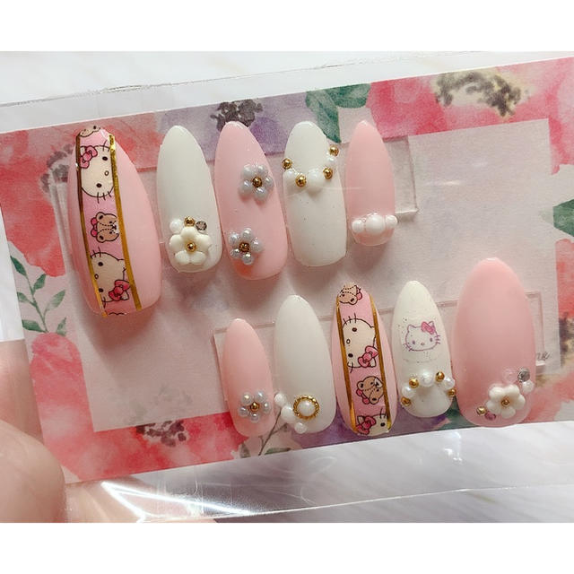 キティちゃんネイル 薄ピンク 姫の通販 By Hauoli Nail ラクマ キティちゃんネイル 薄ピンク 姫の通販 By Hauoli Nail ラクマ